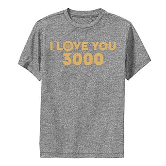 Boys 8-20 Marvel Avengers Endgame I Love You 3000 Arc Reactor Symbol Performance Graphic Tee
