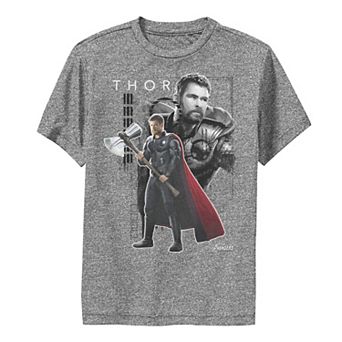 Boys 8-20 Marvel Avengers Thor Reflects Poster Performance Graphic Tee