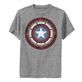 Boys 8-20 Marvel Captain America Avenger Future Shield Performance Graphic Tee