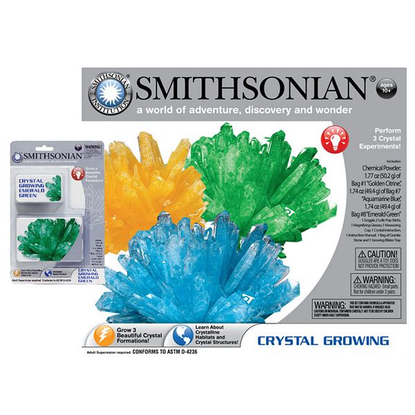 Smithsonian® Electronic Crystal Growing Kit