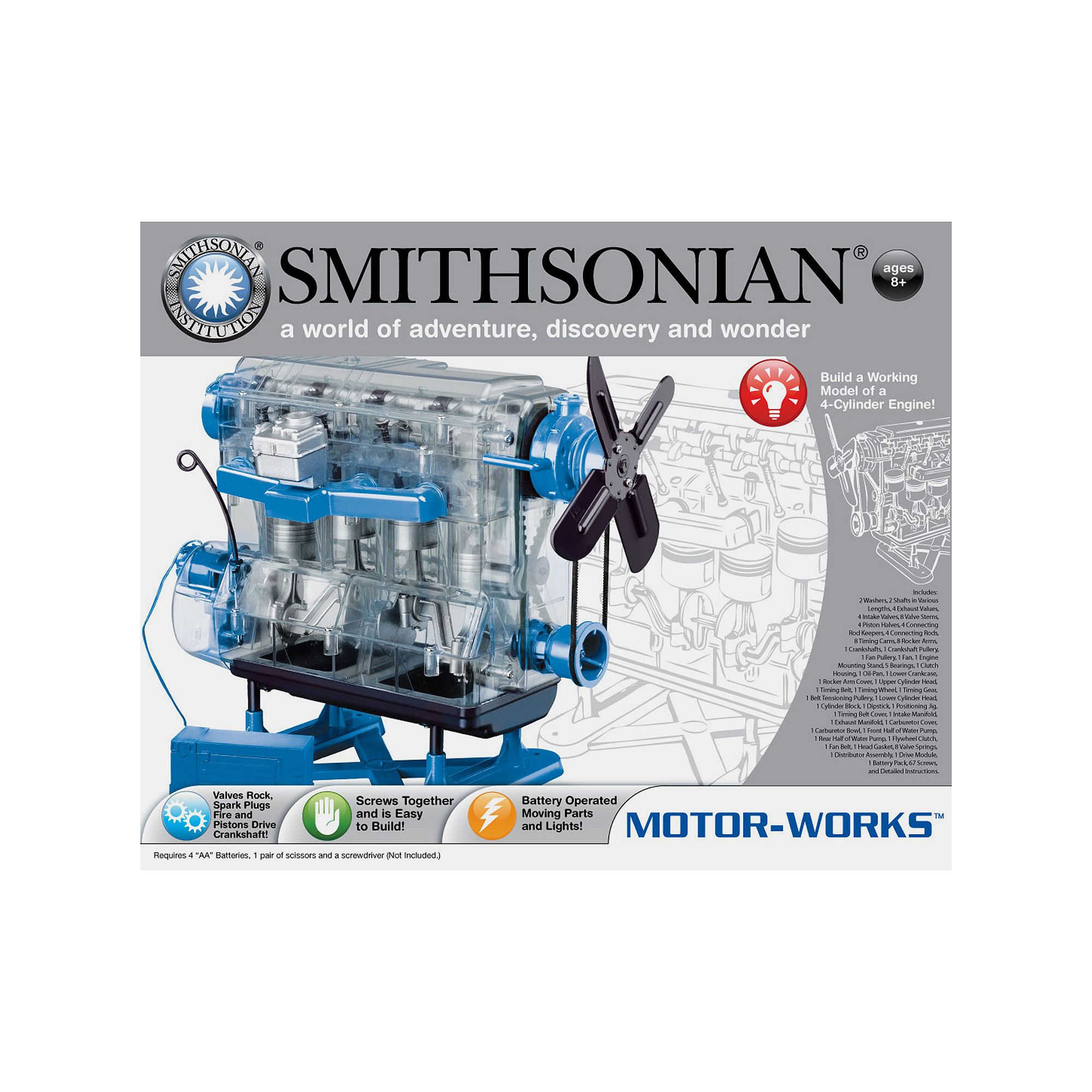 Smithsonian Motor-Works Model Engine, Multicolor