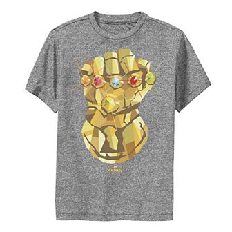 Boys 8-20 Marvel Infinity War Low Poly Gauntlet Performance Graphic Tee