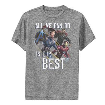 Boys 8-20 Marvel Avengers Endgame All We Can Do It Our Best Group Performance Graphic Tee