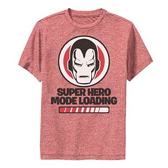 Boys 8-20 Marvel Iron Man Hero Mode Loading Performance Graphic Tee