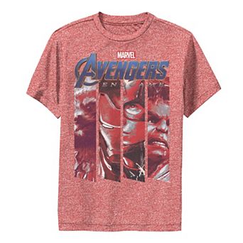 Boys 8-20 Marvel Avengers Endgame Red Tint Panels Performance Graphic Tee