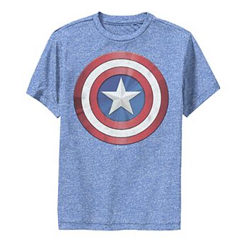 Boys 8-20 Marvel Captain America Reflect Shield Performance Graphic Tee