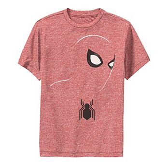 Boys 8-20 Marvel Spider Man Spidey Face Silhouette Performance Graphic Tee