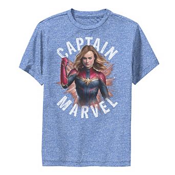 Boys 8-20 Marvel Avengers Endgame Captain Marvel Space Poster Performance Graphic Tee
