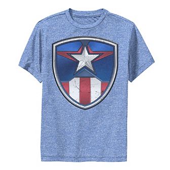 Boys 8-20 Marvel Captain America Armor Suit Performance Graphic Tee