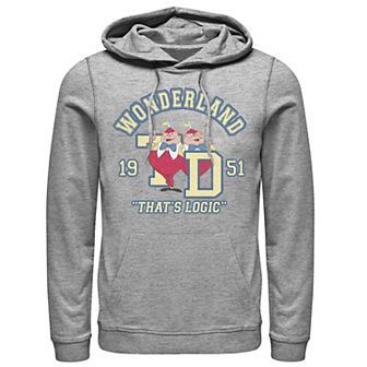 Disney's Alice In Wonderland Tweedledee Tweedledum Collegiate Men's Hoodie