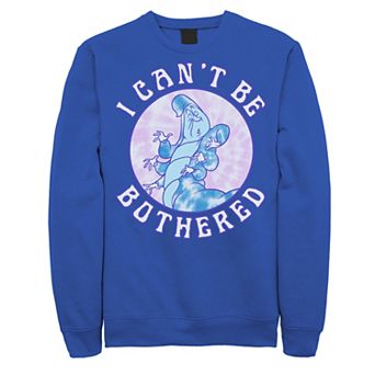 Men's Disney Alice In Wonderland Caterpillar "I Can't Be Bothered" Fleece Sweatshirt