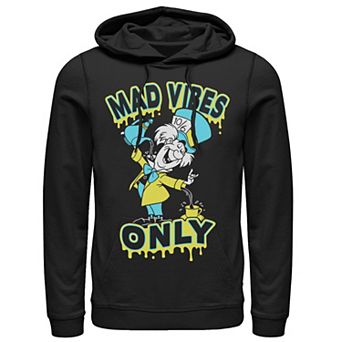 Disney's Alice In Wonderland Mad Hatter Mad Vibes Only Men's Hoodie