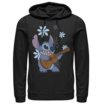 Disney's Lilo & Stitch Men's Flowers Background Hoodie