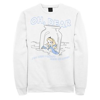 Disney's Alice In Wonderland I Do Wish I Hadn't Cried So Much Men's Sweatshirt