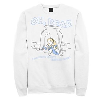 Disney's Alice In Wonderland I Do Wish I Hadn't Cried So Much Men's Sweatshirt