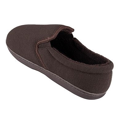 Wembley Men's Memory Foam Closed-Back Slippers