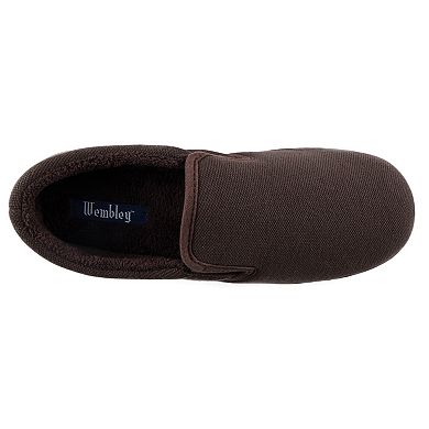 Wembley Men's Memory Foam Closed-Back Slippers