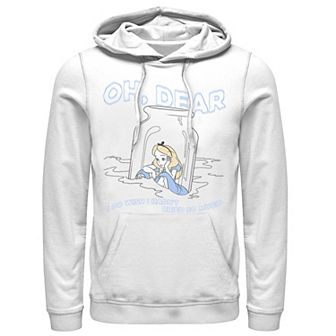 Disney's Alice In Wonderland Men's I Do Wish I Hadn't Cried So Much Hoodie