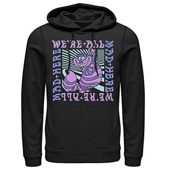 Disney's Alice In Wonderland Cheshire Cat Men's "We're All Mad" Hoodie
