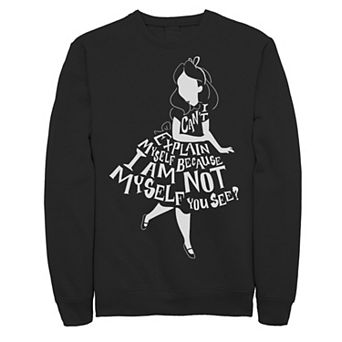 Disney's Alice In Wonderland I Can't Explain Myself Men's Sweatshirt