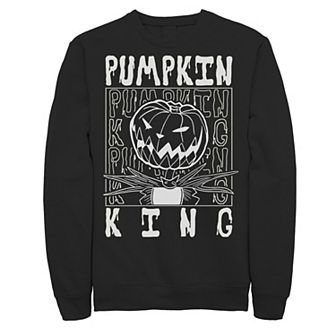 Disney's The Nightmare Before Christmas Pumpkin King Stack Men's Sweatshirt