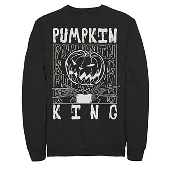 Disney's The Nightmare Before Christmas Pumpkin King Stack Men's Sweatshirt