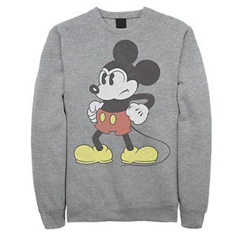 Disney's Mickey & Friends Mickey Mouse Men's Retro Grumpy Sweatshirt