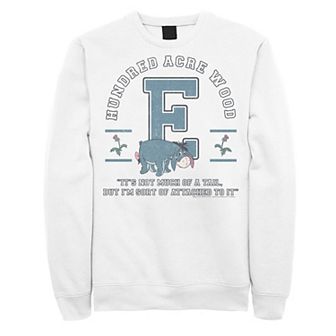 Disney's Winnie The Pooh Eeyore "Not Much Of A Tail" Men's Fleece Sweatshirt