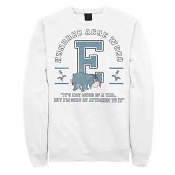 Disney's Winnie The Pooh Eeyore "Not Much Of A Tail" Men's Fleece Sweatshirt