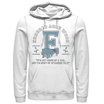 Disney's Winnie The Pooh Eeyore Men's Not Much Of A Tail Quote Hoodie