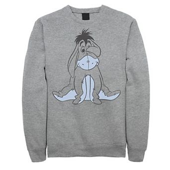 Disney's Winnie The Pooh Men's Happy Eeyore Art Sketch Sweatshirt