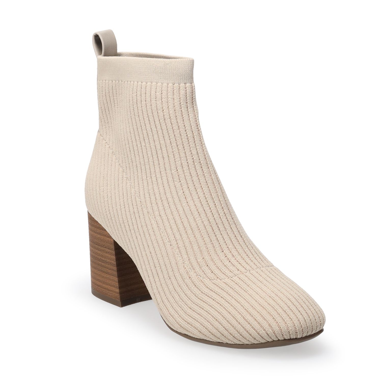 Image for LC Lauren Conrad Lithops Women's Knit Ankle Boots at Kohl's.