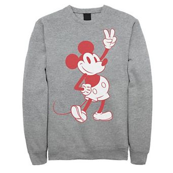 Disney's Mickey And Friends Mickey Men's Peace Outline Sweatshirt