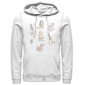 Disney's Winnie The Pooh Classic Group Shot Men's Hoodie