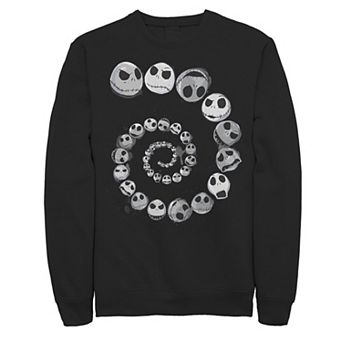 Disney's The Nightmare Before Christmas Jack Emotional Spiral Men's Sweatshirt