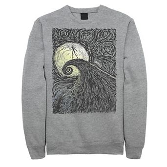 Disney's The Nightmare Before Christmas Men's Spiral Hill Portrait Sweatshirt