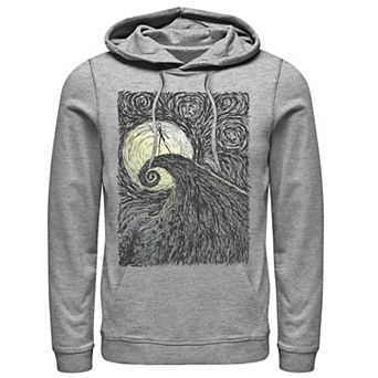 Disney's The Nightmare Before Christmas Spiral Hill Portrait Men's Hoodie