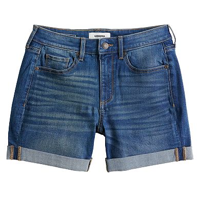Women's Sonoma Goods For Life® Roll-Cuff High-Waisted Shorts