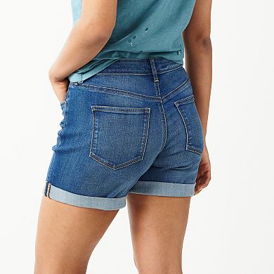 Women's Sonoma Goods For Life® Roll-Cuff High-Waisted Shorts