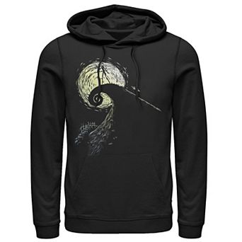 Disney's The Nightmare Before Christmas Jack Skellington Men's Spiral Hill Hoodie
