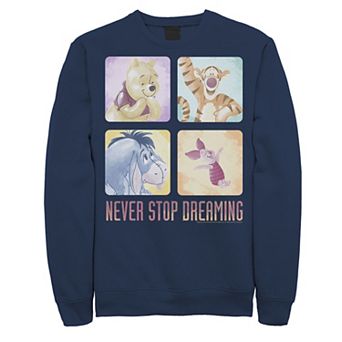 Disney's Winnie The Pooh Friends Never Stop Dreaming Men's Sweatshirt