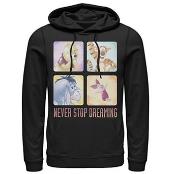 Disney's Winnie The Pooh Friends Never Stop Dreaming Men's Hoodie