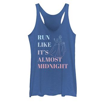Disney's Cinderella Juniors' Run Like Midnight Ombre Graphic Tank Top