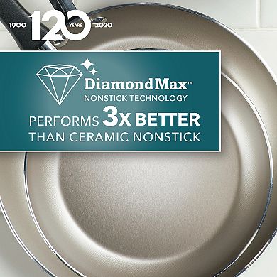 Farberware Cookstart Aluminum DiamondMax Nonstick 5.5-Quart Dutch Oven with Steamer Insert