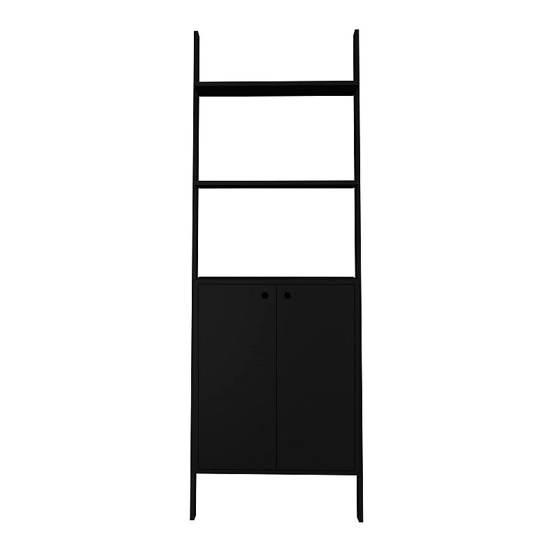 MANHATTAN COMFORT Cooper Ladder Display Cabinet, Black