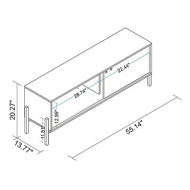 MANHATTAN COMFORT Bowery TV Stand