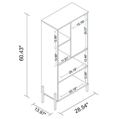 MANHATTAN COMFORT Bowery Bookcase