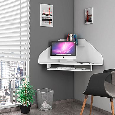 MANHATTAN COMFORT Bradley Floating Corner Desk