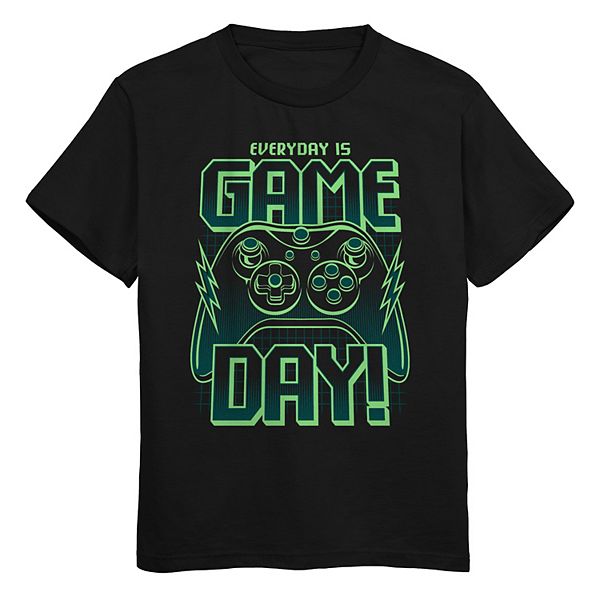 Boys 8-20 Everyday is Game Day Video Game Graphic Tee