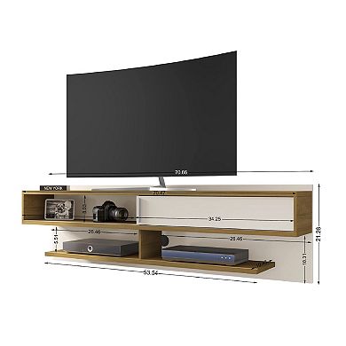 MANHATTAN COMFORT Astor Floating Entertainment Center Wall Decor